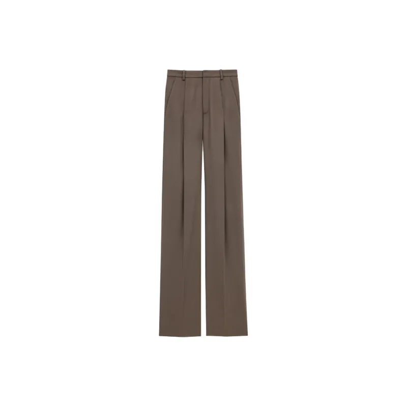 SAINT LAURENT Casual Pants Women's Light Brown-0