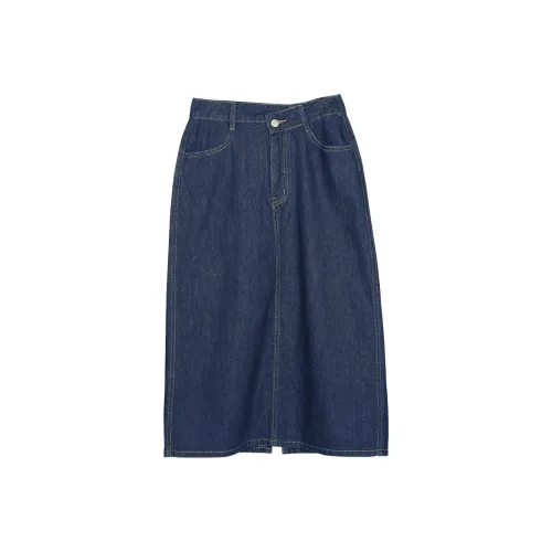 XIANGYING Denim Long Skirts Women's