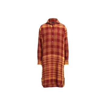 Polo Ralph Lauren SS22 Long Sleeved Dress Women's Red