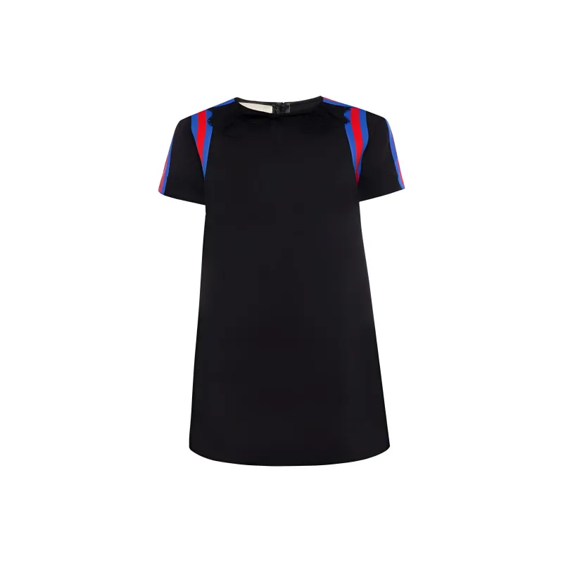 GUCCI Short Sleeved Dresses Women's Black-0
