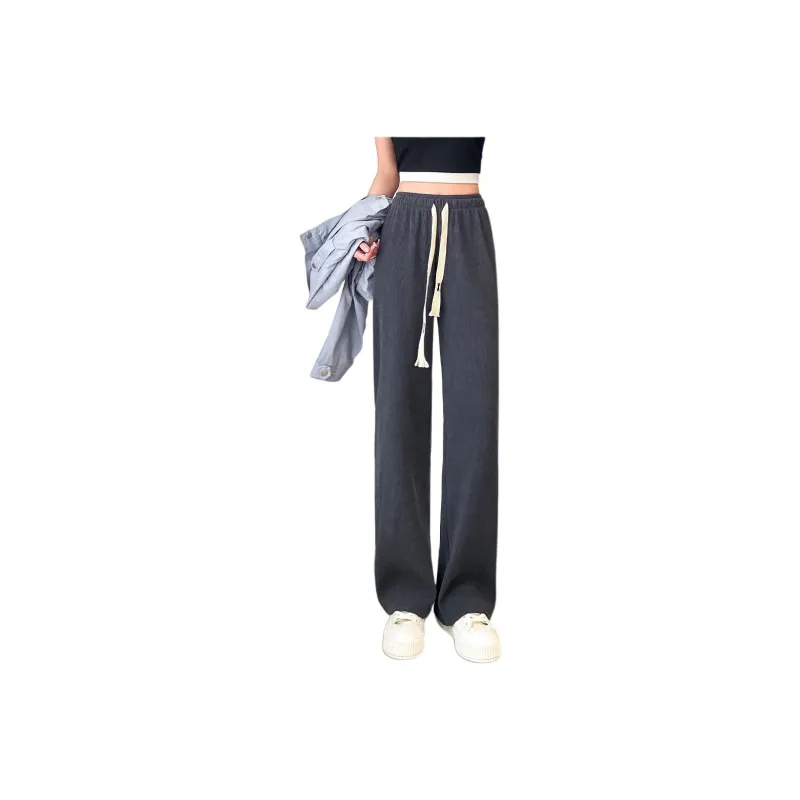 Ya Sheep People Casual Pants Women's Dark Gray-0