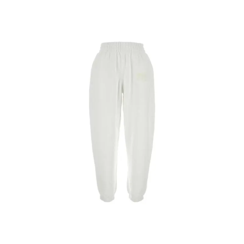 Alexander Wang Puff Logo Essential Terry Sweatpants-0