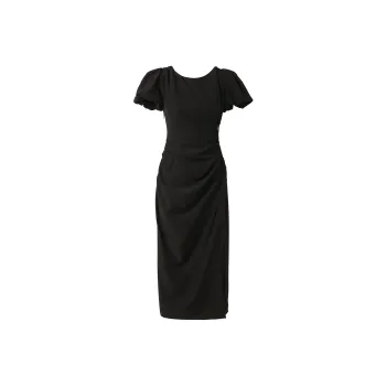YESWOMEN Short-Sleeved Dresses Women's Black