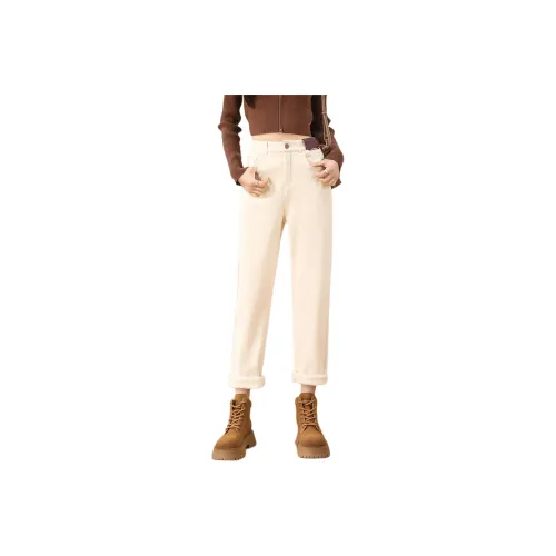 TERRE BLEUE Jeans Women's Apricot