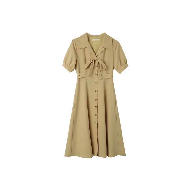 ANNECHEN Short Sleeved Dresses Women's-0
