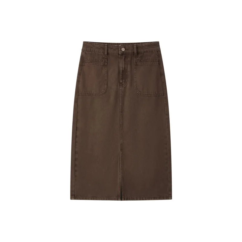 SEM/R Denim Long Skirts Women's-10
