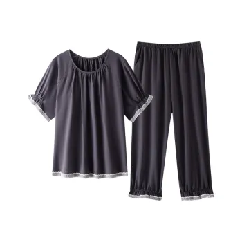 HUADAOJI Pajama Set Women's Black