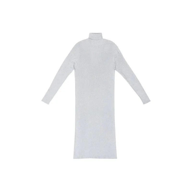 Balenciaga FW22 Long-Sleeved Dresses Women's Gray-0