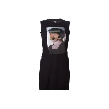 Alexander McQueen Sleeveless Dresses Women's Black