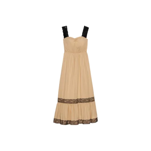 GUCCI SS22 Sleeveless Dress Women's Light Pink
