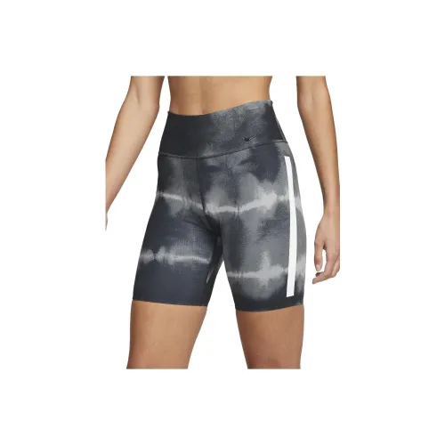 Nike Dri FIT 7' Mid Rise Printed 'Black' Training Shorts
