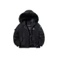 Black Puffer Jacket+Black Fur Collar