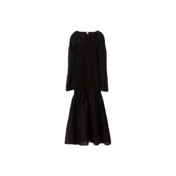 TOTEME Long-Sleeved Dresses Women's Black