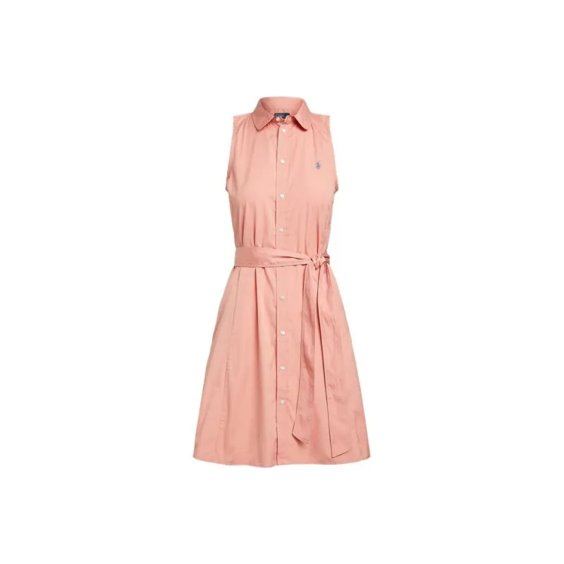Polo Ralph Lauren SS23 Sleeveless Dress Women's Pink-0