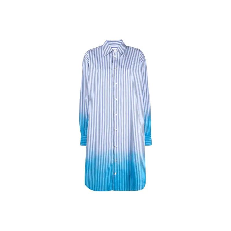 MARNI Long-Sleeved Dresses Women's Blue-0