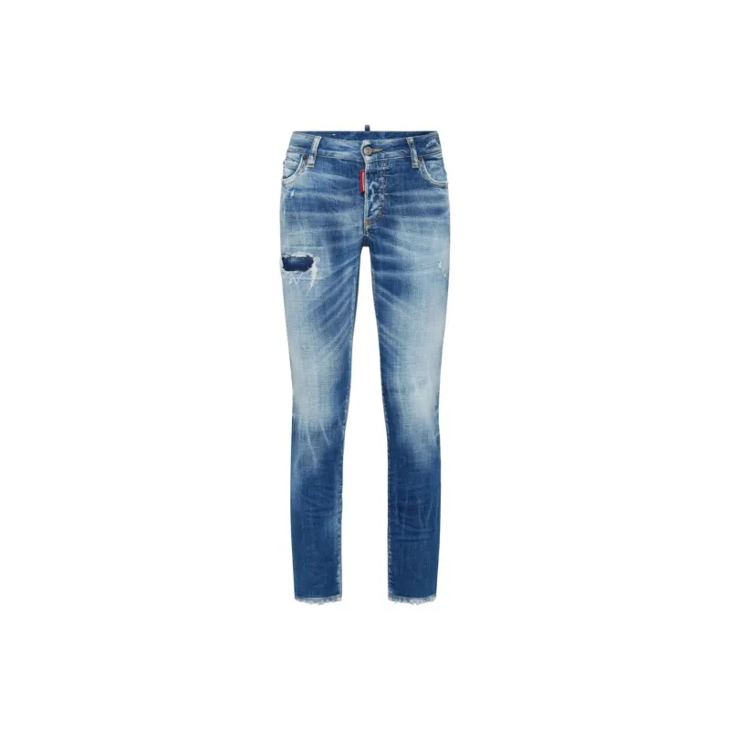 DSQUARED 2 Distressed Medium Waist Jennifer Jeans-0
