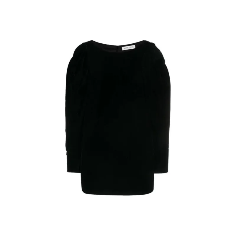 NINA RICCI Velvet Mini Dress-0