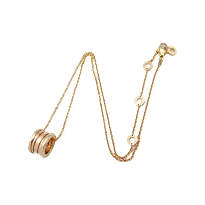 BVLGARI 2010s 18K Rose Gold B Zero1 Necklace-1
