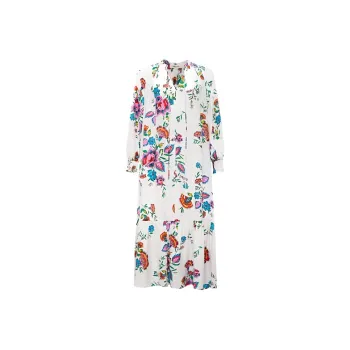 DVF Diane Von Furstenberg SS24 Long-Sleeved Dresses Women's Multicolor