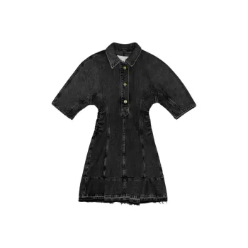 GANNI Tint Edge Denim Mini Dress