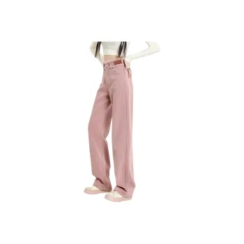 Weixi Jeans Women's Pink