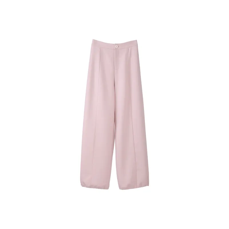 Fstudio Spring Korean Elegance Commute High Rise Slimming Elastic Casual Pants Women's-6