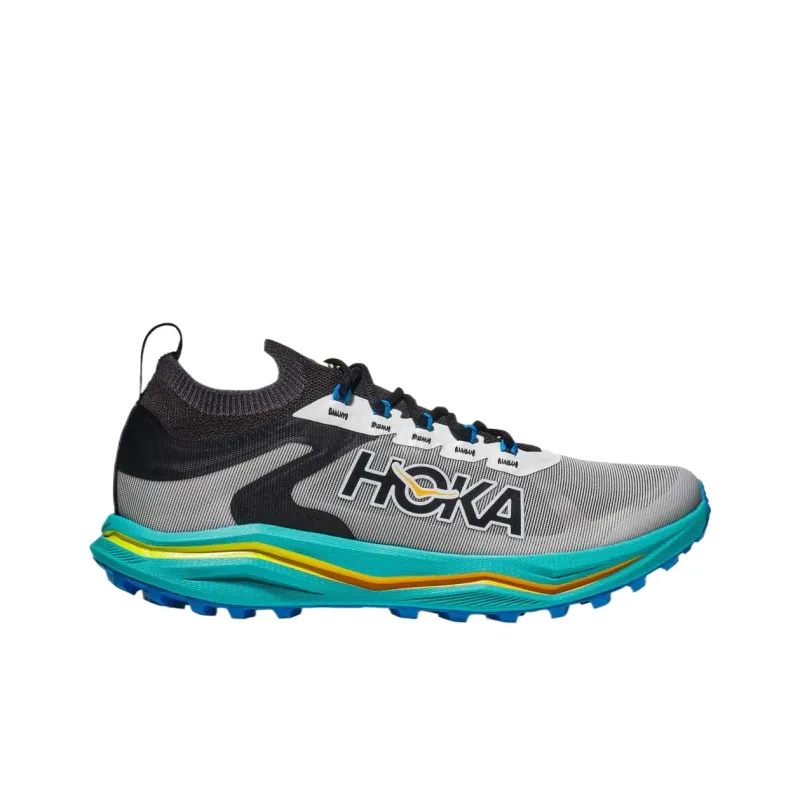 HOKA ONE ONE Zinal 2 Breathable Mid Top Running Shoes Women's Black Green-1