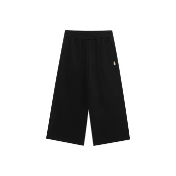 Hush Puppies Casual Pants 8-Inch Crops Women's Black