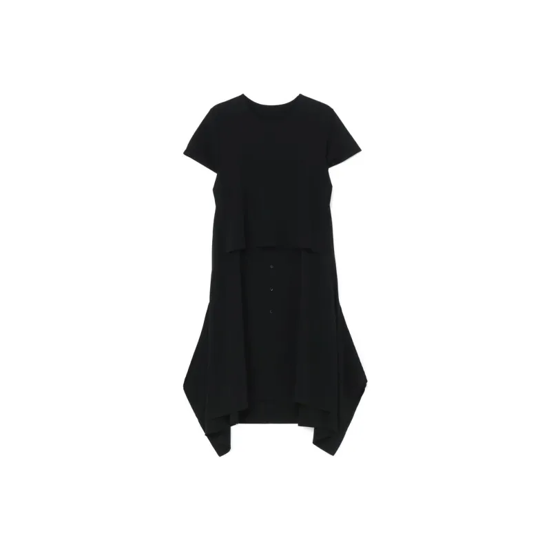 Yohji Yamamoto Short Sleeved Dresses Women's Black-0
