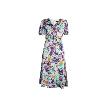 ROEYSHOUSE Short Sleeved Dress Women's Multicolor