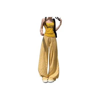NHZN Casual Pants Women's Yellow