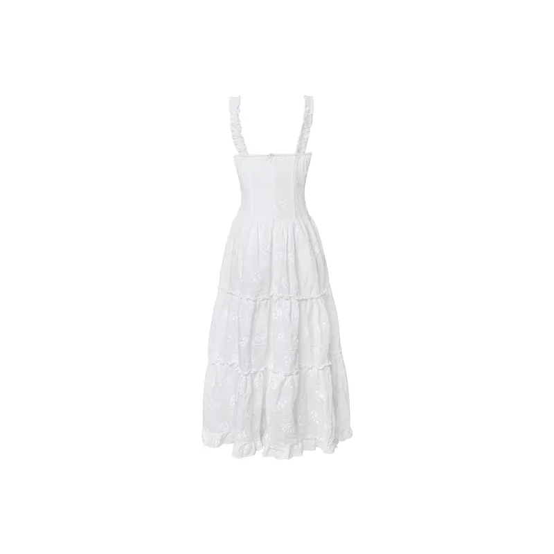 LEMON FAIRY Slip Dresses Women's White-1