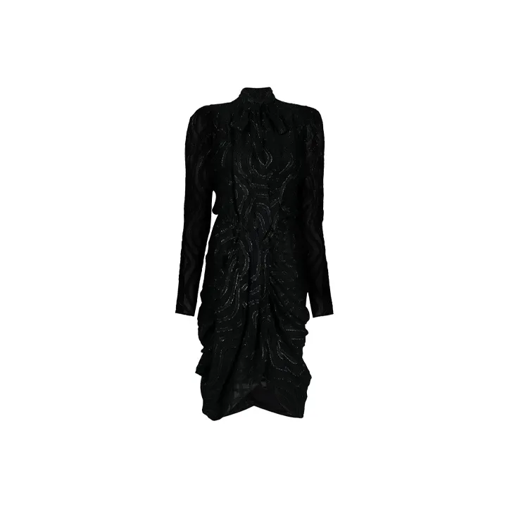 ISABEL MARANT Long-Sleeved Dresses Women's Black-0