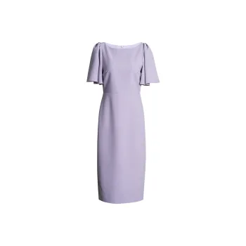 ROEYSHOUSE Short Sleeved Dress Women's Light Purple