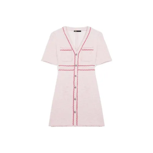 Maje Short Sleeved Dresses Women
s Pink