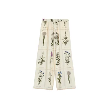 WEEKEND MaxMara Lory Floral print Wide leg Trousers