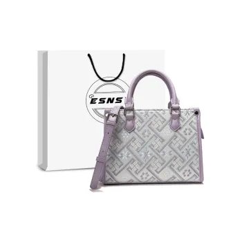 ESNSY Zhuangjin Handbag Women's Purple