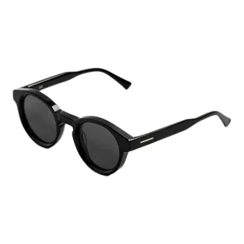 ZARA Acetate Cellulose Triacetate Round Sunglasses Men's Black