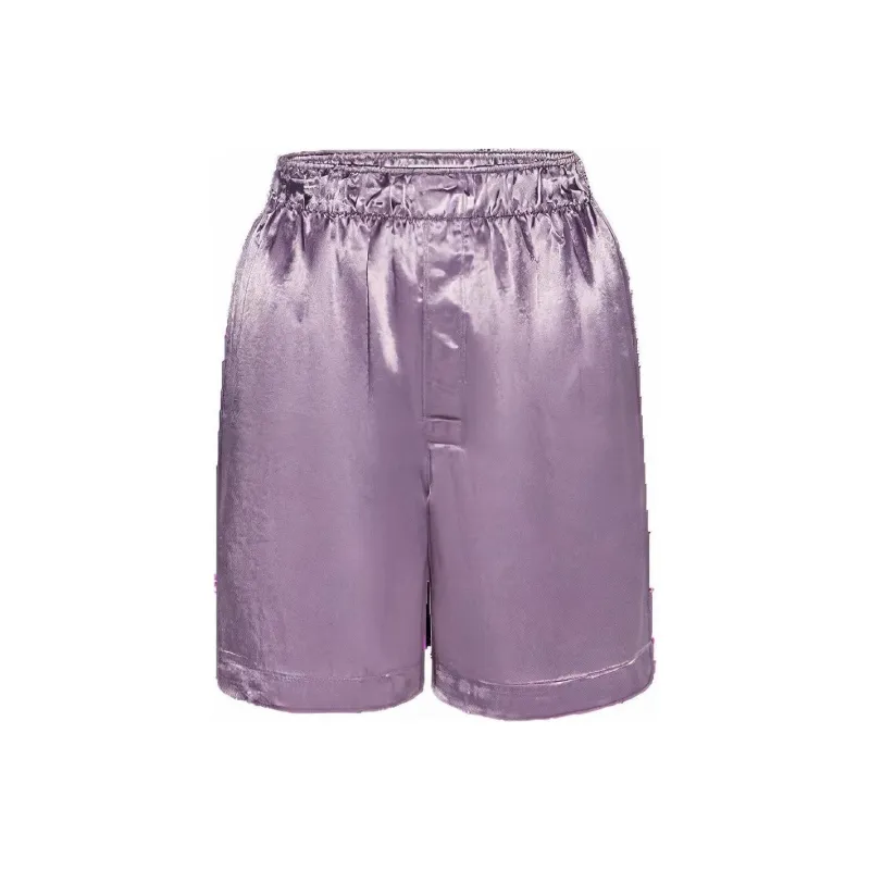Bottega Veneta Casual Shorts Women's Light Purple-0