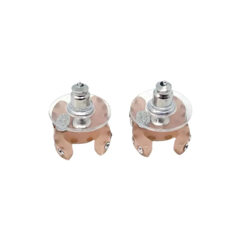 CHANEL 2004 Cc Clip on Earrings-1