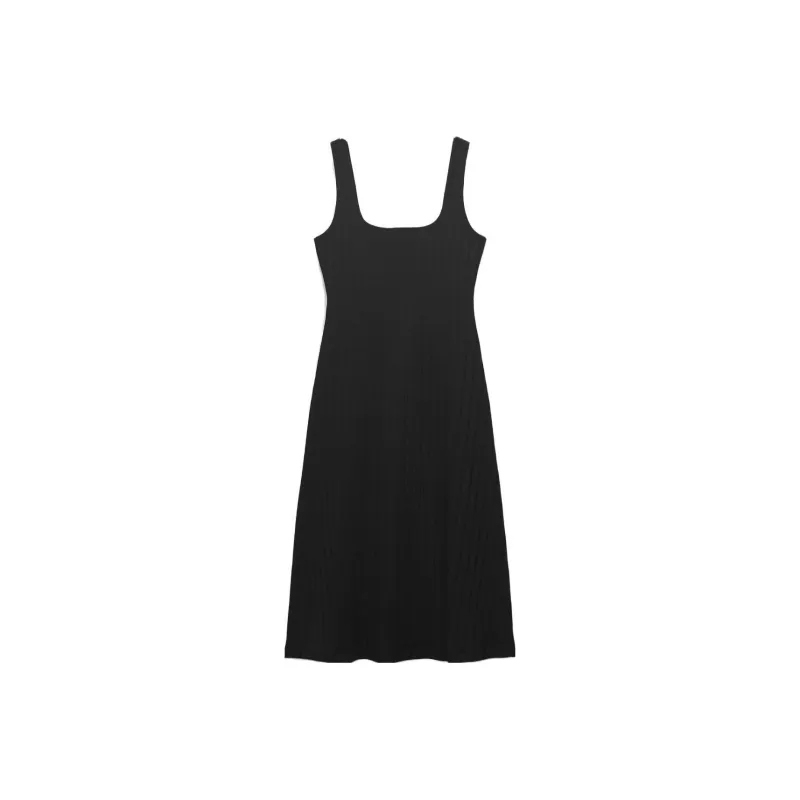 ZARA Slip Dresses Women's Black-0