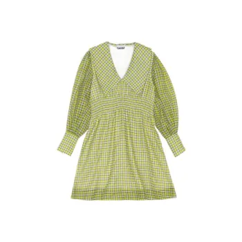 GANNI Long-Sleeved Dresses Women's Green