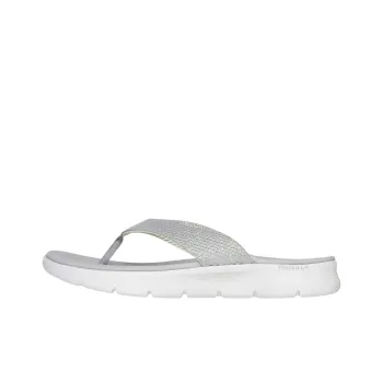Skechers Go Walk Fle EVA Slip Resistant Flip Flops Women's Gray