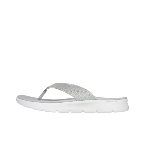 Skechers Go Walk Fle EVA Slip Resistant Flip Flops Women's Gray