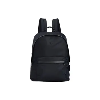 EMPORIO ARMANI Logo Plaque Zipped Backpack
