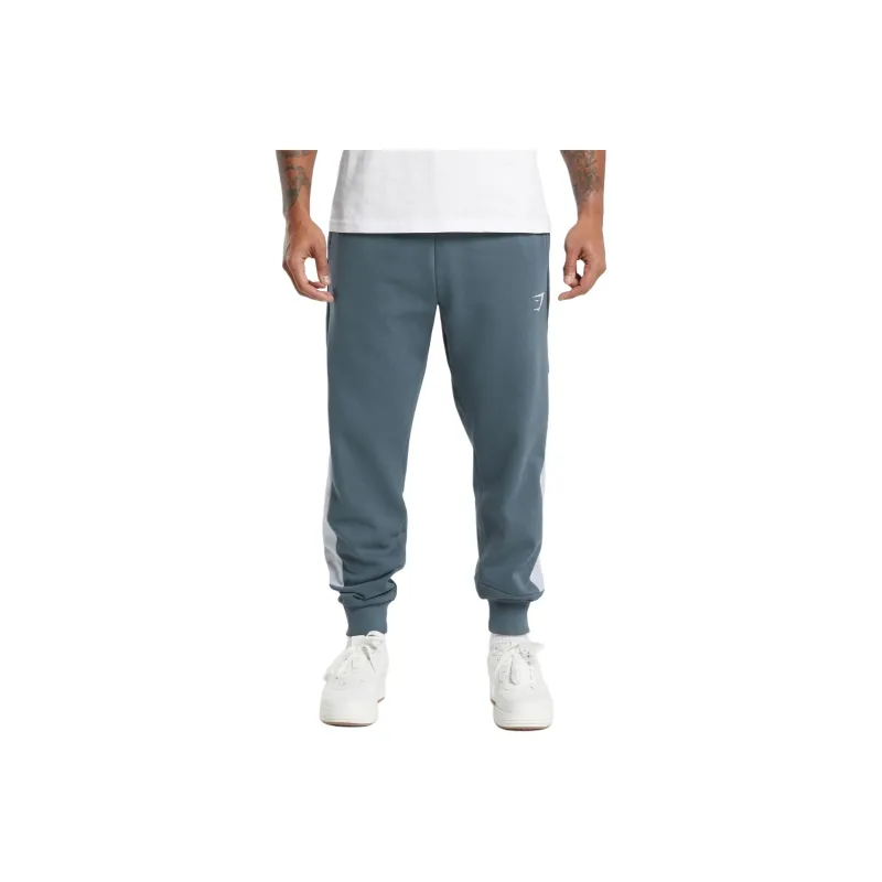 GYMSHARK Pique Knitted Sweatpants Men's Titanium Blue/Fresh Blue-0
