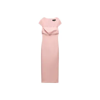 ZARA Short Sleeved Dresses Women's Pink