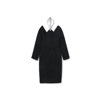 WE11DONE Long Sleeved Dresses Women's Black