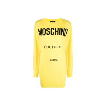 MOSCHINO Long-Sleeved Dresses Women's Yellow