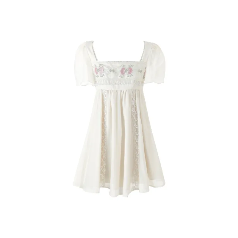 ACAINES Short Sleeved Dresses Women's Gilded Apricot-0